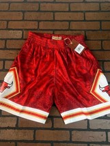 CHICAGO BULLS Mitchell &amp; Ness Swingman CNY 4.0 Basketball Shorts ~Never Worn~ - £66.84 GBP