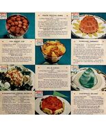 Jell-O Dessert 6 Thrifty Recipe 1934 Advertisement Full Page Lithograph ... - €34,34 EUR