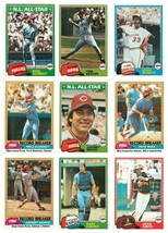 1981 Topps Baseball &quot;HOF/Key Player Cards&quot; U-Pick NM - £1.47 GBP+