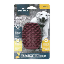 Tall Tails Dog Natural Rubber Pinecone 4 Inch - £18.95 GBP
