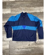 Nike Blue Windbreaker Jacket 90’s Vintage Half Zip Color Block - $23.38