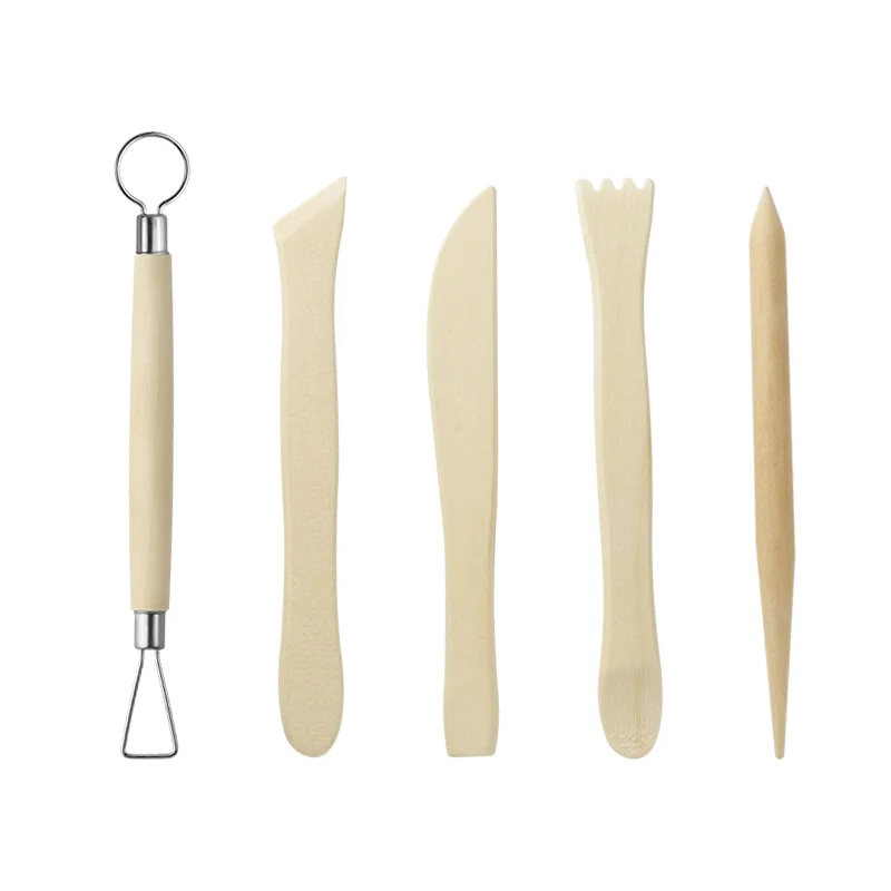 5pcs 11PCs Soft Clay Sculpture Pottery Tool DIY Handmade Carving Knife S... - $3.28
