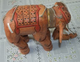 Vintage Wooden Jointed Marionette String Puppet Elephant, Thailand, Hand-made - £31.92 GBP