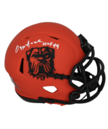 Ozzie Newsome Autographed &quot;HOF 99&quot; Browns &#39;RAVE&#39; Mini Speed Helmet Beckett - $1,865.95 MXN