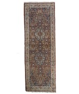 Handmade vintage Indo-Tabriz runner 1.9&#39; x 5.8&#39; (60cm x 177cm) 1970s - 1... - $597.06 CAD