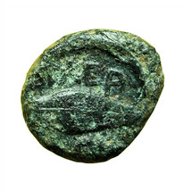 Ancient Greek Coin Chersonesos Thrace AE11mm Lion head / Barley Grain 00712 - £18.40 GBP