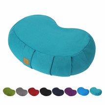Crescent Zafu Meditation Pillow, Zabuton Yoga Bolster, Meditation Cushio... - £53.72 GBP
