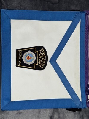 Lot of 2 Masons Masonic Freemasonry Aprons Item image 3