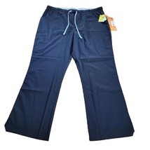 Landau Women&#39;s Modern Fit Straight Leg Dual Pocket Cargo Scrub Pant, Bla... - $14.36