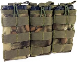 Tactical Magazine Pouch with Triple Open Top Holster 1000d Stacker Size ... - £11.63 GBP
