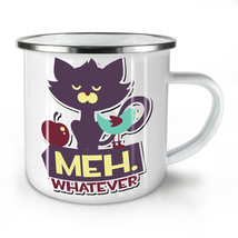 Meh Whatever Animal NEW Enamel Tea Mug 10 oz | Wellcoda - £17.78 GBP