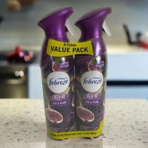 Febreze AIR-FIG &amp; PLUM- Limited Edition- 2 Pack Air Freshener Spray - 8.... - £19.22 GBP