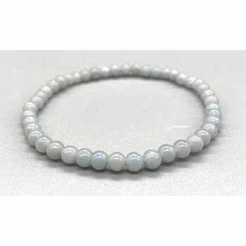 4mm Angelite stretch bracelet - $8.63