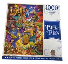 Classic Fairy Tales Aladdin 1000-Piece Jigsaw Puzzle With Bonus Poster - $17.10