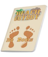 Beach Cowboy No Boots Notebook #2 Pocket  Journal - 48 Blank Pages - Mad... - £10.19 GBP