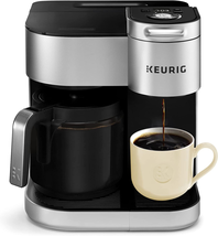 Keurig® K-Duo Special Edition Single Serve K-Cup Pod &amp; Carafe Coffee Maker Silvr - £190.04 GBP