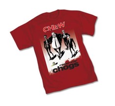 2013 Chew Reservoir Chogs Red T Shirt John Layman Graphitti Designs NEW - $29.99