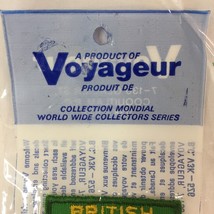 New Vintage Patch Voyageur Badge Travel Souvenir Pacific Dogwood Flower Bc Green - £17.40 GBP