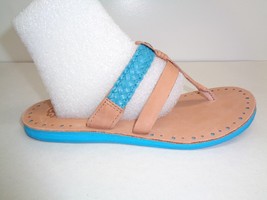 UGG Australia Size 9 AUDRA Surf Blue Leather Braid Sandals New Women&#39;s Shoes - £70.64 GBP