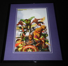 Marvel Zombies Hardcover Framed 11x14 Poster Display Captain America Hulk - $34.64