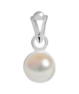 Pearl Moti 5.5cts or 6.25ratti Silver Astrological Pendant for Men &amp; Women - £39.83 GBP