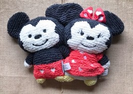 Hallmark Disney Terrycloth Mickey Mouse And Minnie Plush Stuffed Animal Set - £15.82 GBP
