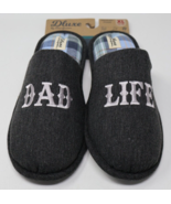 Dluxe by Dearfoams Slippers Men&#39;s 13-14 Mules Multi Comfort Slip On Dad ... - $276.85 MXN
