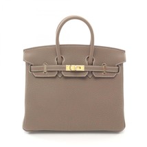 Hermes Birkin 25 Etoupe Togo Handbag Women Brown One Size - $41,061.85