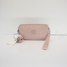 NWT New Kipling K70109 Lowie Pouch Wallet Wristlet Polyamide Brilliant Pink $48 - £30.46 GBP