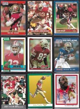 John Taylor San Francisco 49ers 1990&#39;s NFL Football Card Lot of 9 cards - £4.41 GBP