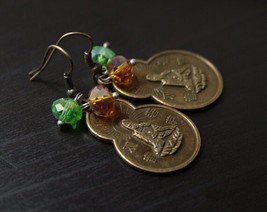 Buddha Blessing Safety and Peace earrings - Trees and Earth - £11.96 GBP