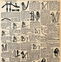 1901 Horse Bridles &amp; Halters Reproduction Advertisement Sears Agricultur... - $19.99