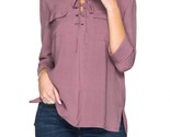 She + Sky Lace Up Shirt Size M - $33.66
