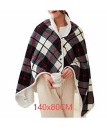 Wearable Heating Electric Blanket Shawl 3 Heated Level Throw Blanket 5v ... - $33.64+