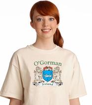 O&#39;Gorman Irish Coat of arms tee Shirt in Natural - £12.48 GBP+