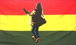 Bob Marley Walking Flag - 3x5 Ft - $19.99