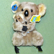 Vintage Dakin Nature Babies Koala Bear And Baby Stuffed Animal All Tags 1978 Toy - £27.50 GBP
