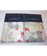 2 Ralph Lauren Remy Floral King Pillow Shams - $268.90 CAD