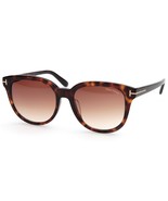 NEW TOM FORD Olivia-02 TF914-F 52F Havana SUNGLASSES 56-19-140mm B50mm I... - $171.49