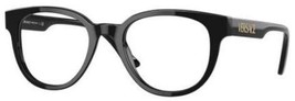 VERSACE 0VE3317GB149 Eyeglasses Eye Glasses GB1 BLACK Authentic New 49mm... - $113.98