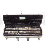 Bundy Selmer FLUTE WITH Brown HARD CASE Black Velvet Lining Serial Numbered - $97.11