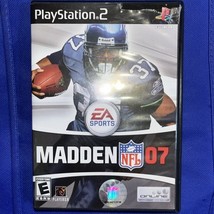 Madden NFL 07 (PS2) Original Case+ Disc Tested. Case Wear And Disc Initi... - $3.16