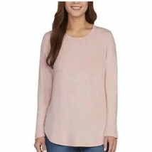 Matty M Women&#39;s Plus Size XXL Long Sleeve Heather Blush Tunic Sweater NWT - £12.19 GBP