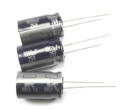 10pcs Panasonic FA 1000uF 25v 105C Radial Electrolytic Capacitor for Mot... - $11.75