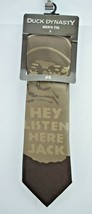 Duck Dynasty Uncle Si Hey Listen Here Jack Mens Neck Tie (Brown) New - £11.66 GBP