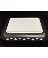 Vintage Pyrex Black Snowflake Casserole - $45.00
