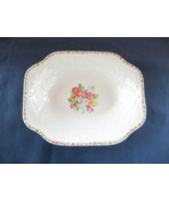 Adam AntIque by Steubenville embossed serving bowl flowers 10&quot; wide vintage - $42.13