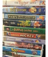 VHS lot Of 20 Movies Disney Kids Lot - $38.47 CAD