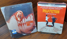 Reservoir Dogs + Pulp Fiction Steelbooks (4K+Blu-ray)-NEW-Free Box S&amp;H! - £127.88 GBP
