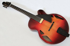 NEW BRAND AAA-Hand-carved Archtop 16&quot; Jazz Guitar With Case In Sunburst - £763.46 GBP
